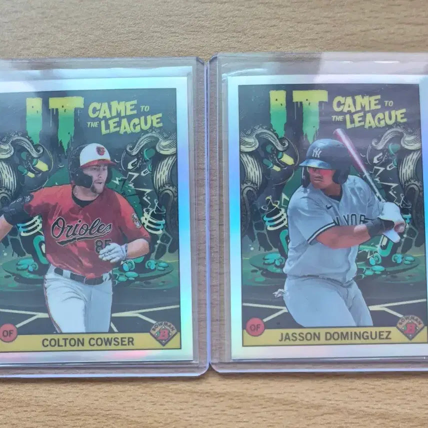 [BUNJANG] 2022 Bowman Chrome Jason Dominguez & Colton Cowser Insert Cards (2-Card Lot) / MLB 2022 바우만크롬 제이슨 도밍게스, 콜튼 카우저 인서트카드 2장