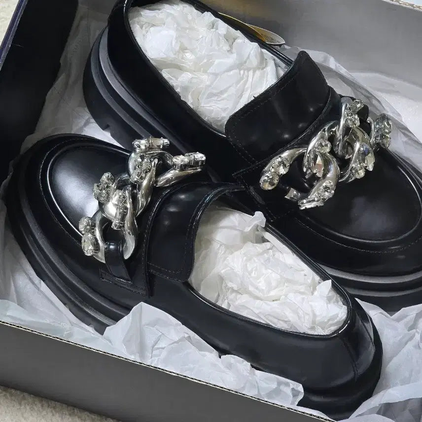 [BUNJANG] SCOMMAGNONI Prism Loafers Black 375 (245mm) / 새상품) 슈콤마보니 프리즘로퍼 245mm 375사이즈 블랙