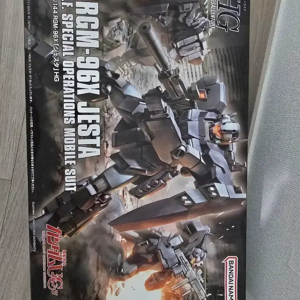 [BUNJANG] Bandai HGUC RGM-96X Jesta Gundam Plastic Model Kit 1/144 Scale / 반다이 HGUC RGM-96X 제스타 건담 프라모델