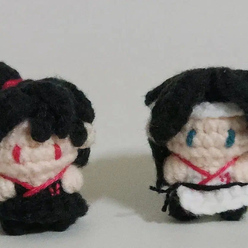 [BUNJANG] Hwasan Gwihan Cheonmyeong Knitted Doll & Keyring Set / 화산귀환 천명  뜨개인형 , 뜨개키링