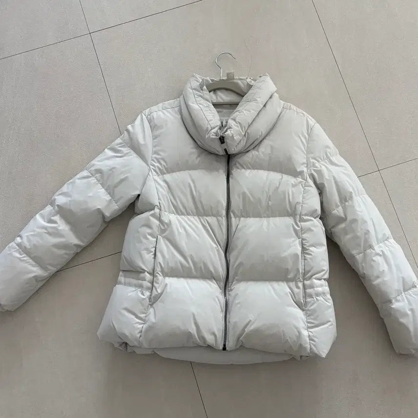 [BUNJANG] Beanpole Sport Women's Ivory Padded Short Jacket / 빈폴 스포츠 여성 아이보리 패딩