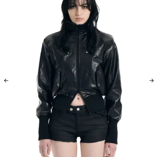[BUNJANG] Bohemian Seoul Rivet Point Banding Jumper Jacket / 보헤미안서울 리벳 포인트 밴딩 점퍼 자켓