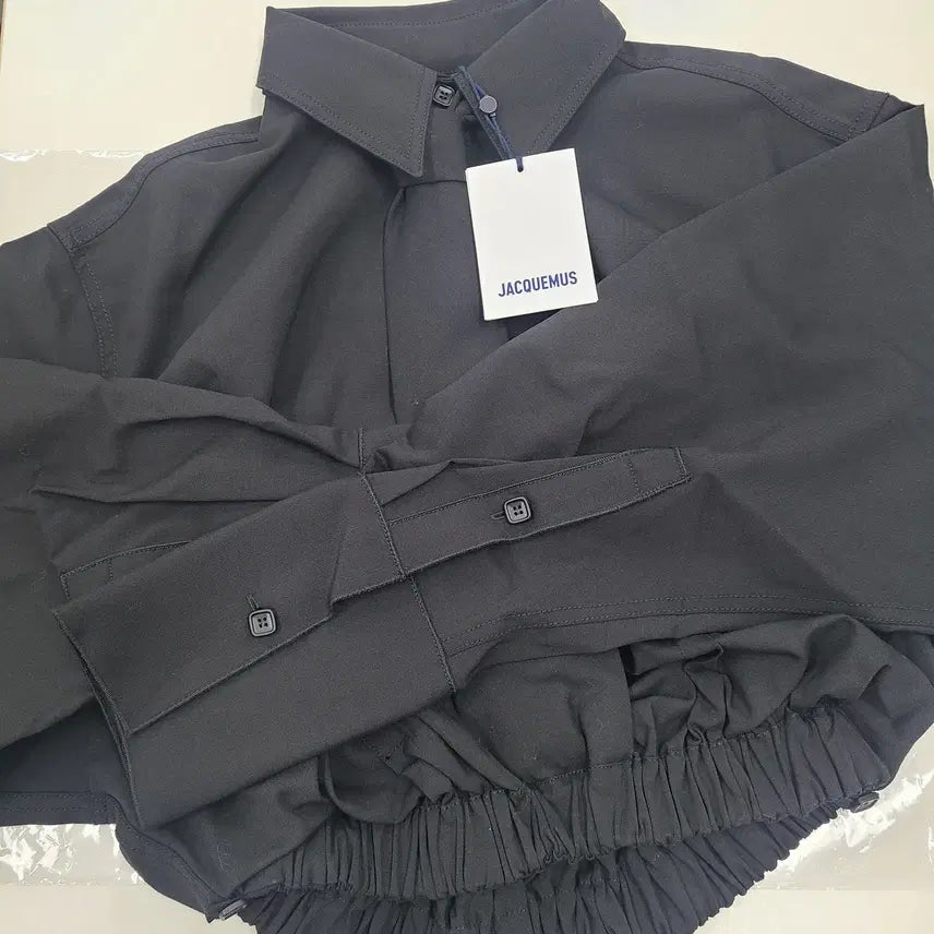 [BUNJANG] Jacquemus Cravate Tie Crop Shirt Size 34 / 자크뮈스 크라바트 타이 크롭 셔츠 사이즈 34
