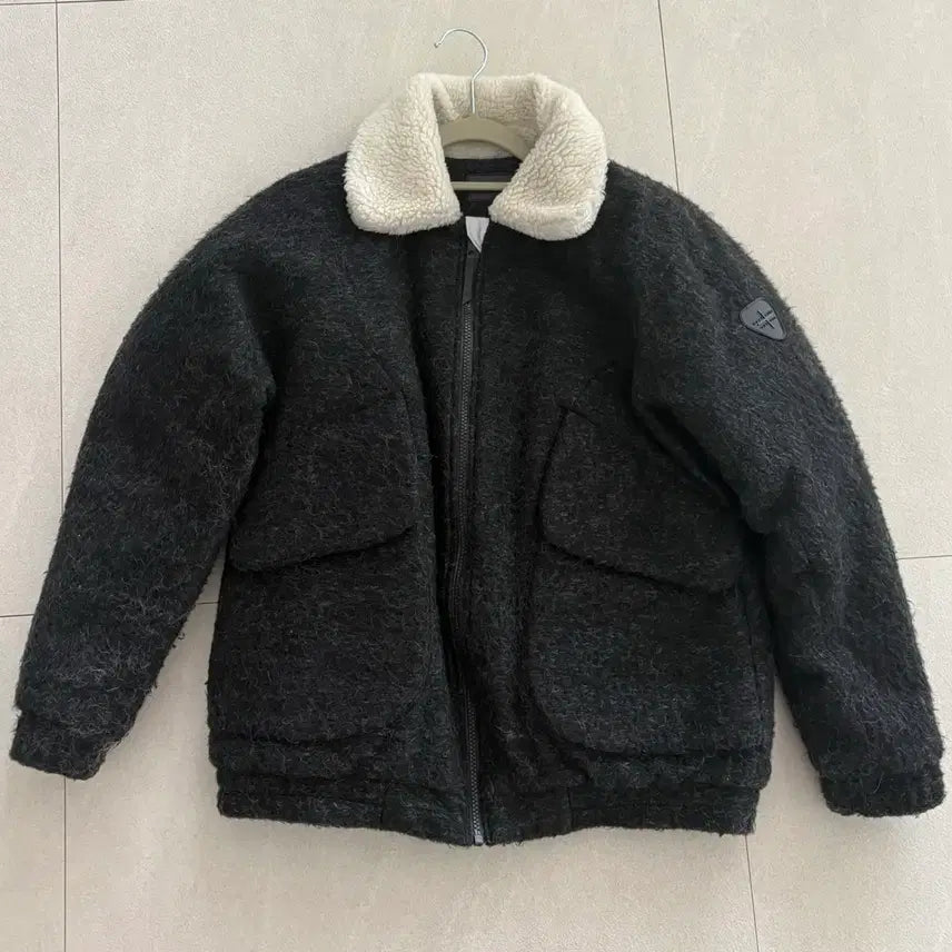 [BUNJANG] Gertrude + Gaston Fur Collar Wool Blouson Jumper / 제르트루드 앤 가스통(Gertrude+Gaston) 퍼 칼라 울 블루종
