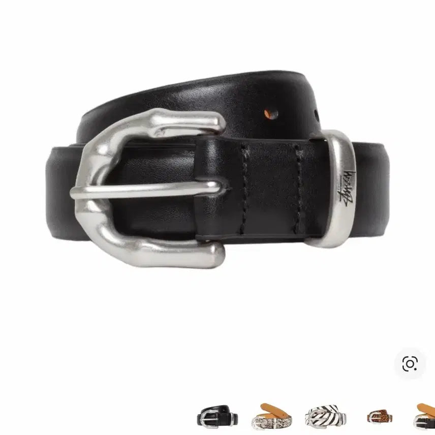 [BUNJANG] Stussy Bamboo Buckle Belt Black / 스투시 밤부 버클 벨트 블랙