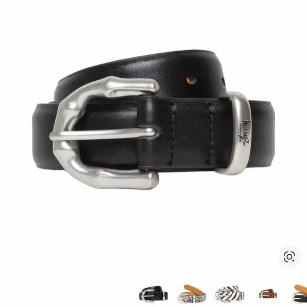 [BUNJANG] Stussy Bamboo Buckle Belt Black / 스투시 밤부 버클 벨트 블랙