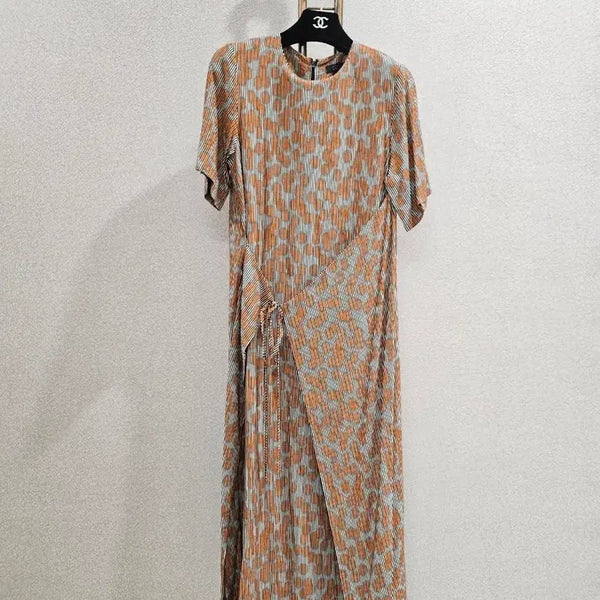 [BUNJANG] COS Polka Dot Striped Wrap Style Dress / cos