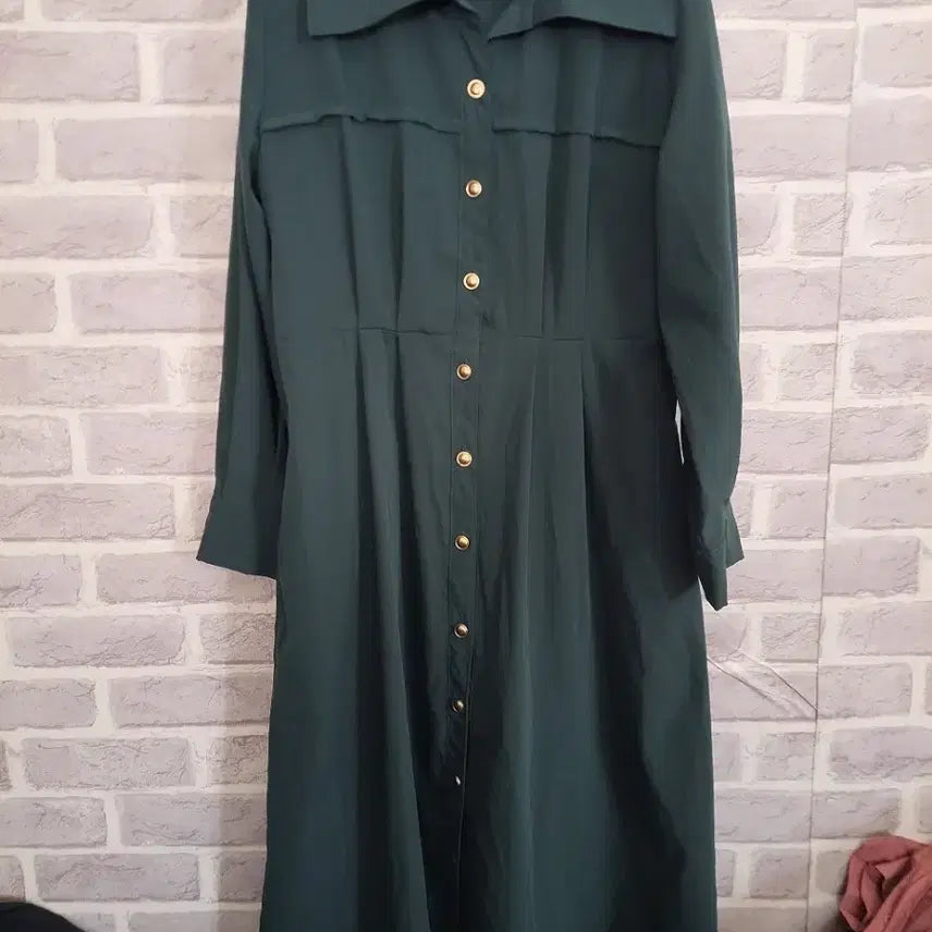 [BUNJANG] The Tilbury Green Long Dress / THE TILBURY 그린 롱 원피스/알뜰한여우