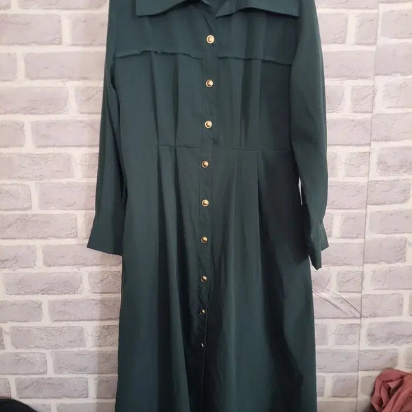 [BUNJANG] The Tilbury Green Long Dress / THE TILBURY 그린 롱 원피스/알뜰한여우