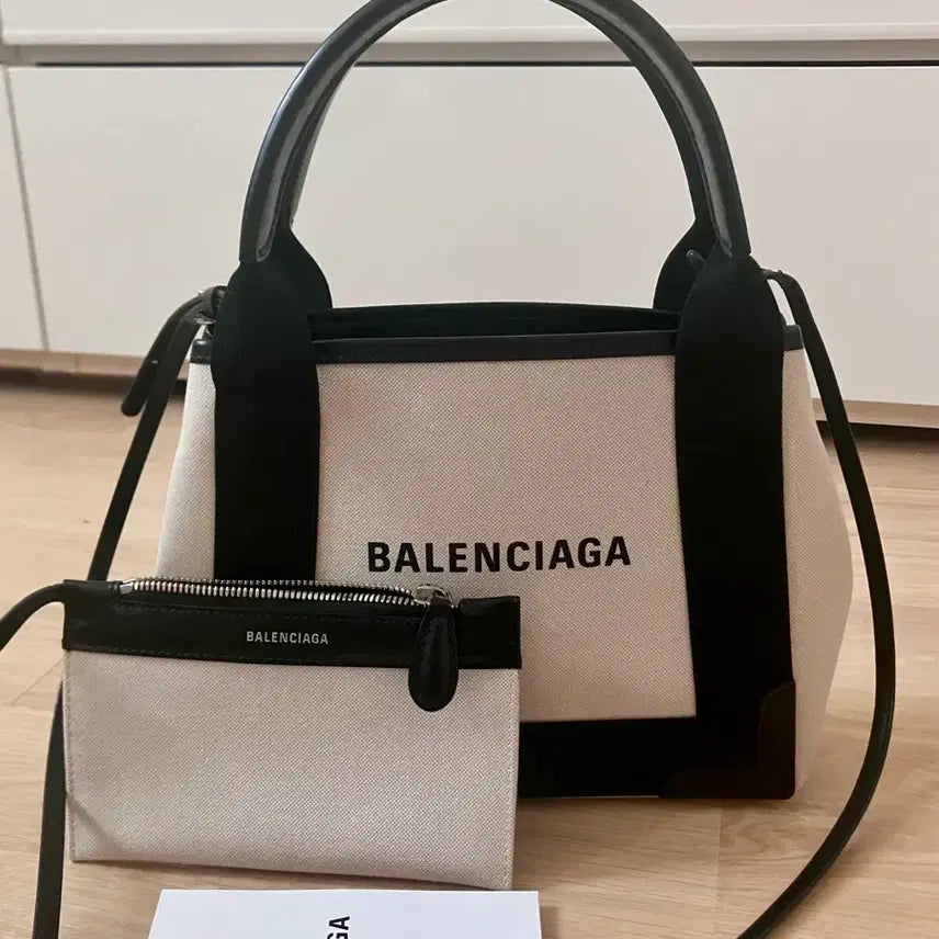[BUNJANG] Balenciaga Cabas XS Tote Bag Ivory / 발렌시아가 카바스백 아이보리 xs 스몰