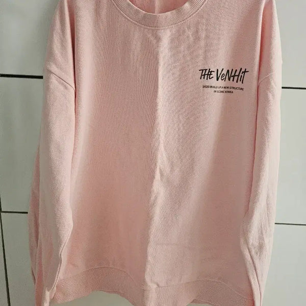 [BUNJANG] Women's Pink Sweatshirt (L) / 핑크 맨투맨 L