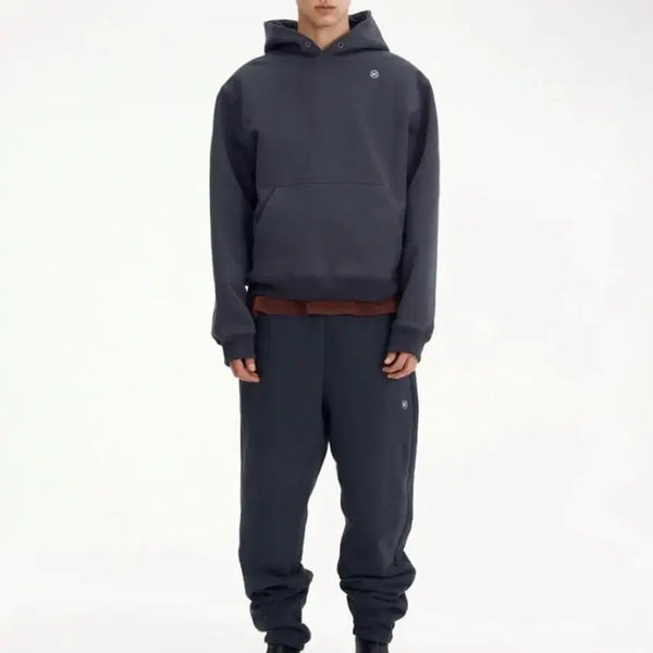 [BUNJANG] RECTO Black Hoodie / RECTO 렉토 블랙 후드티
