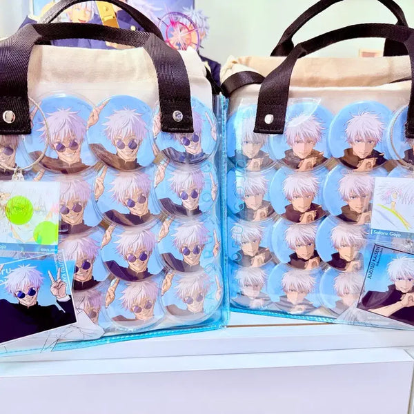 [BUNJANG] Jujutsu Kaisen Gojo Satoru Clear Bag (Sealed) - Vol 1 & Vol 2 Bundle / [무료배송] 주술회전 애니전시회 고죠 사토루 클리어백 (미개봉)