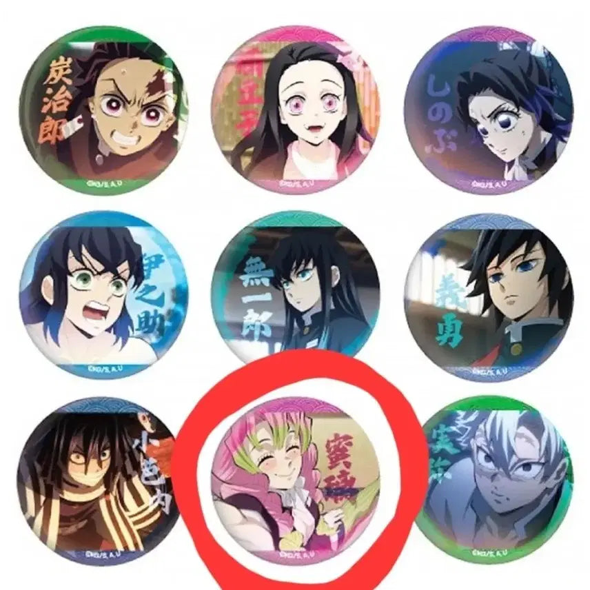 [BUNJANG] Demon Slayer Mitsuri Kanroji Pin Badge / 귀멸의 칼날 미츠리 핀뱃지