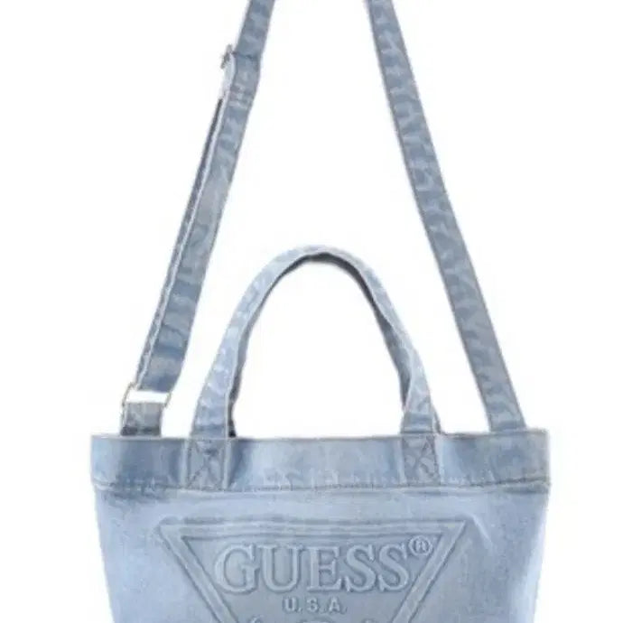 [BUNJANG] Guess Denim Tote Bag Shoulder Bag / [ 새상품 ]  게스 데님 토트백 숄더백
