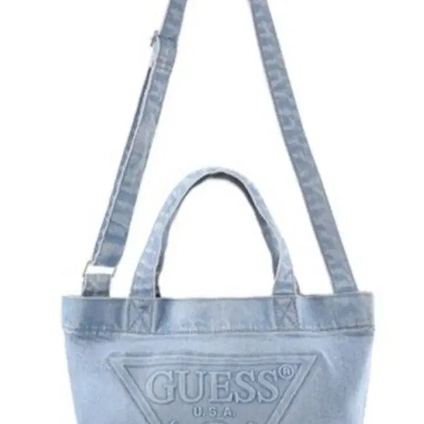 [BUNJANG] Guess Denim Tote Bag Shoulder Bag / [ 새상품 ]  게스 데님 토트백 숄더백