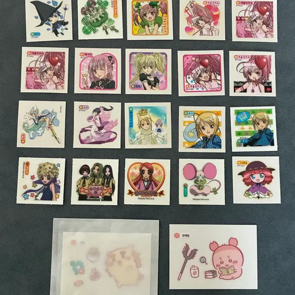 [BUNJANG] Shugo Chara! & Sugar Sugar Rune Sticker Bundle / 애니 띠부씰스티커 슈가슈가룬 캐릭캐릭체인지 캐캐체 슈슈룬 교환