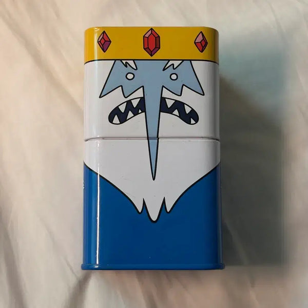 [BUNJANG] Adventure Time Ice King & Jake Tin Case Storage Goods / 하자) 아이스킹 얼음대왕 핀과제이크 어드벤처타임 틴케이스 보관함굿즈