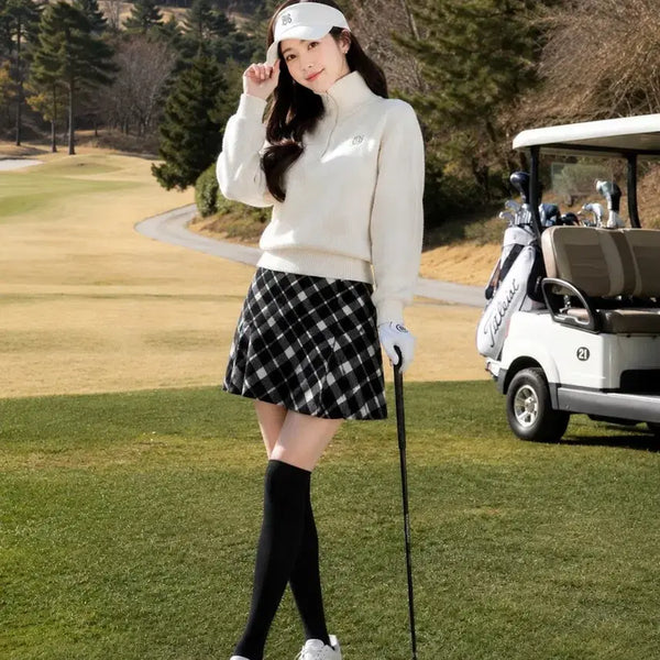 [BUNJANG] SOUH Souh Check Mini Skirt / 수스 체크 미니스커트