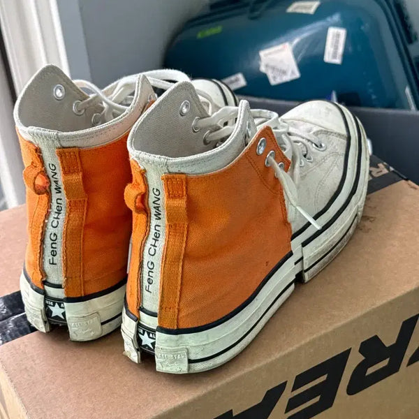 [BUNJANG] Converse Feng Chen Wang Persimmon Orange Sneakers / 컨버스 펑첸왕 퍼시몬 오렌지 270