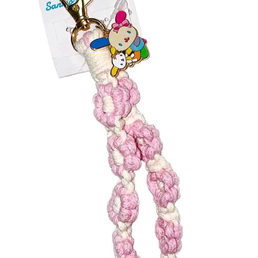 [BUNJANG] Aveil Usahana Flower Strap Keychain / 아베일 우사하나 꽃 스트랩 키링