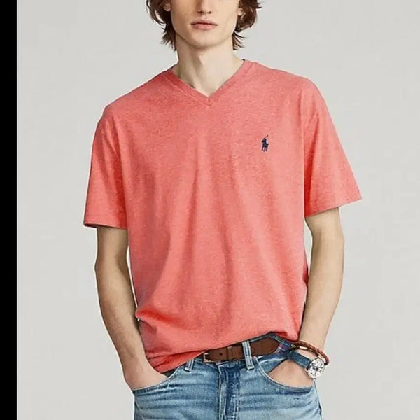 [BUNJANG] Polo Ralph Lauren V-Neck Short Sleeve T-Shirt / 폴로랄프로렌 브이넥 반팔 티셔츠