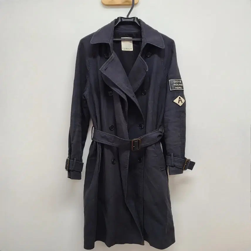[BUNJANG] Tomboy Cotton Coat Charcoal / 톰보이 코튼 코트 66