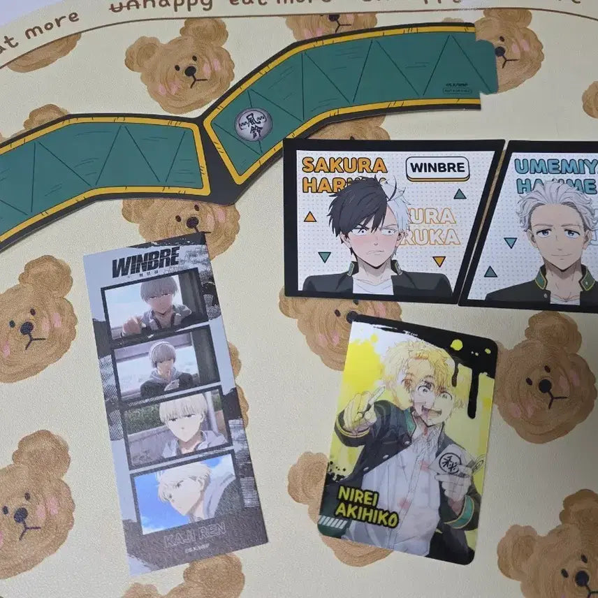[BUNJANG] Popable Winbre Collaboration Cafe Lenticular Nirei Sakura Umemiya Kaji Photocard / 팝퍼블 윈브레 콜라보 카페 렌티큘러 니레이 사쿠라 우메미야 카지