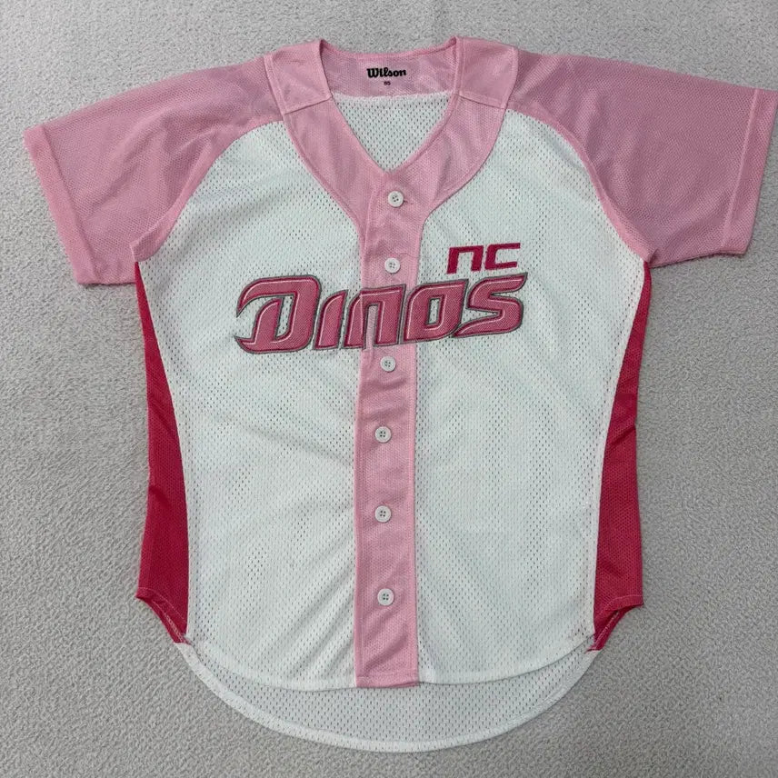 [BUNJANG] NC Dinos Baseball Uniform Pink No Marking Size 85 / Nc다이노스 야구 유니폼 핑크 노마킹
