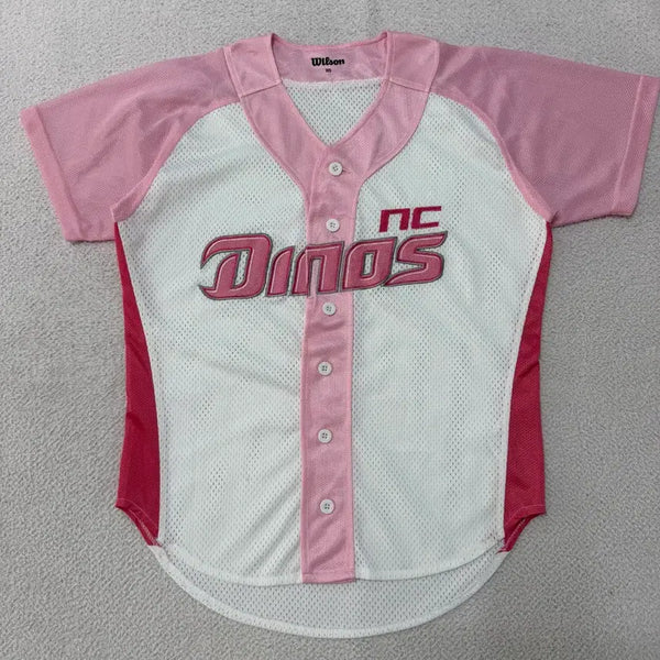 [BUNJANG] NC Dinos Baseball Uniform Pink No Marking Size 85 / Nc다이노스 야구 유니폼 핑크 노마킹