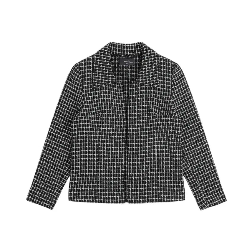 [BUNJANG] Women's Tweed Open Jacket / 여성F/ 와이파이 트위드 오픈자켓