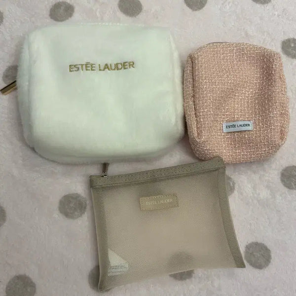 [BUNJANG] Estee Lauder Pouch Set (3 Types) / 에스티로더 파우치 3종