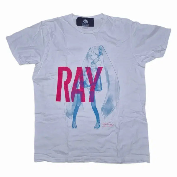 [BUNJANG] Hatsune Miku Bump of Chicken Ray T-Shirt / 하츠네 미쿠 범프오브치킨 레이 ray 티셔츠 고전 미소녀 반팔 오타쿠