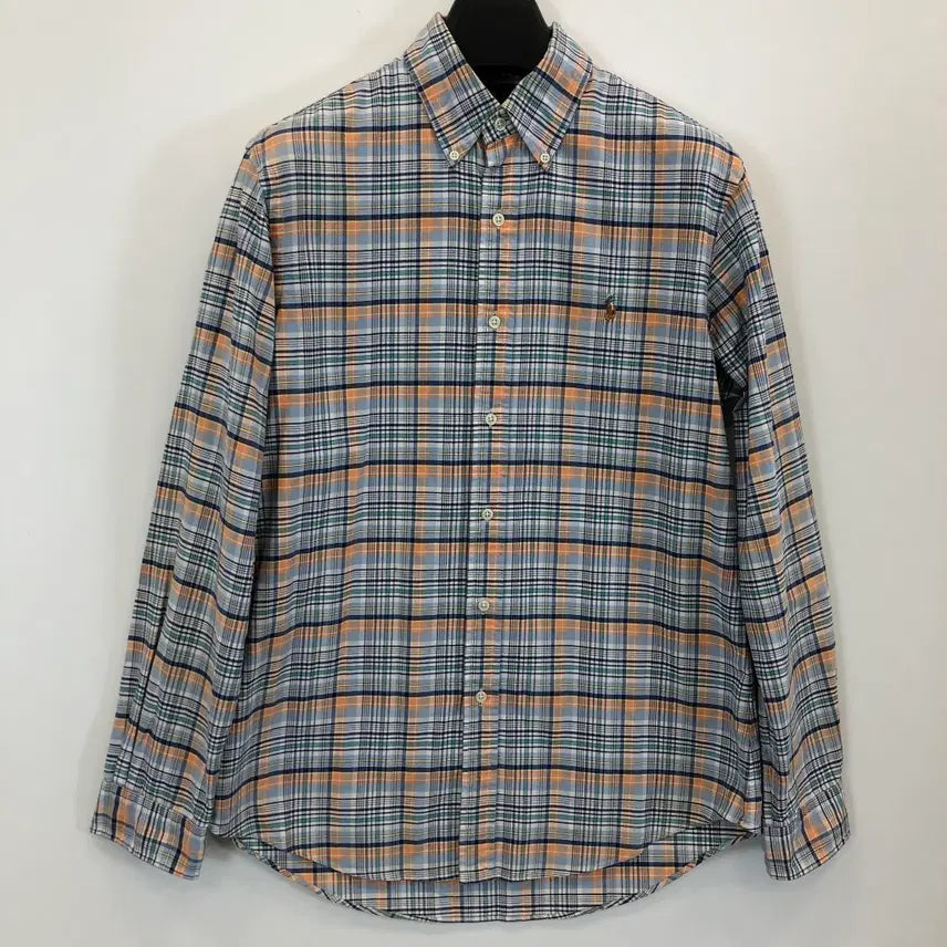 [BUNJANG] Polo Ralph Lauren Multi-Pony Oxford Check Shirt M / 폴로 랄프로렌 옥스포드 멀티포니 체크셔츠 M