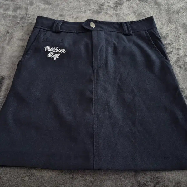 [BUNJANG] Malbon Golf Women's A-Line Skirt Navy Size S / 말본 골프 여성 A라인 스커트 S