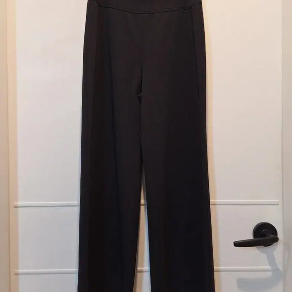 [BUNJANG] Sisley Women's Black Wide Leg Pants Size 42 / 시슬리 여성 와이드 바지
