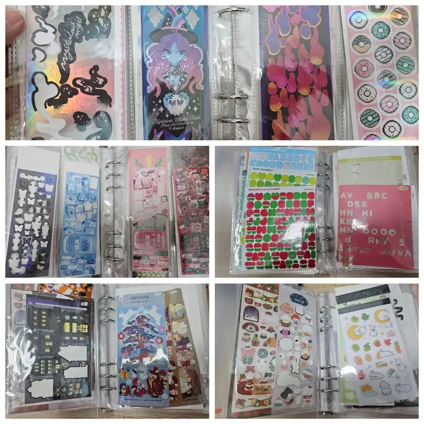 [BUNJANG] Diary Decoration Sticker & Masking Tape Bundle Set / 다꾸 스티커/마스킹테이프(마테)/다이어리 꾸미기 제품 판매(할인)