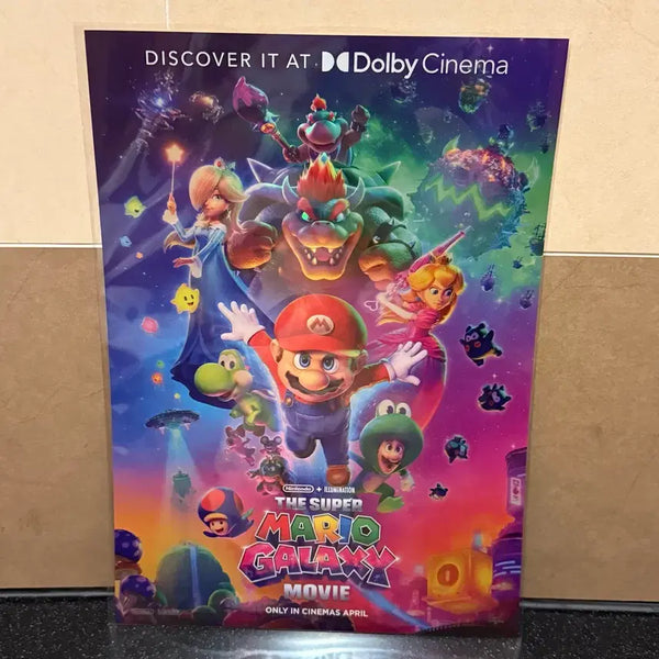 [BUNJANG] Super Mario Galaxy Dolby Poster / 슈퍼 마리오 갤럭시 돌비 포스터 메가박스