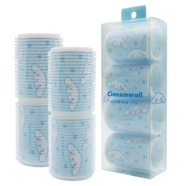 [BUNJANG] Cinnamoroll Hair Roll Set (4 pieces) / 시나모롤 헤어롤 4개입 세트