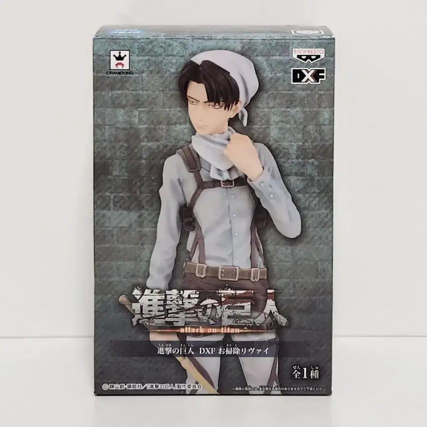 [BUNJANG] Banpresto DXF Attack on Titan Cleaning Levi Unsealed Figure / 개봉품 반프레스토 DXF 피규어 진격의 거인 청소 리바이