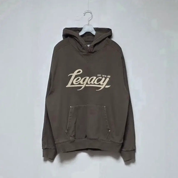 [BUNJANG] New Balance Legacy Hoodie Brown / [L]뉴발란스 후드티