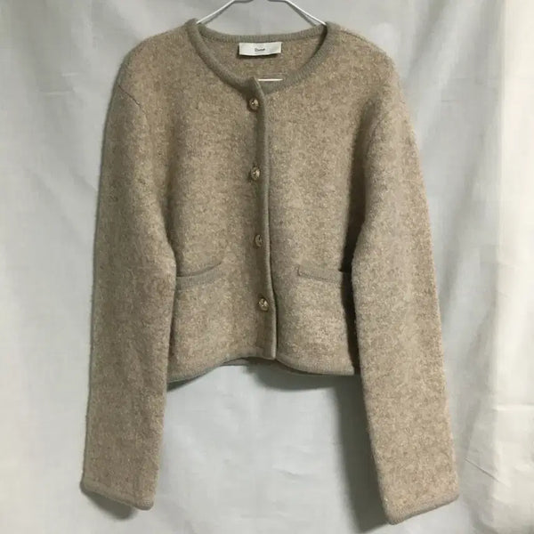 [BUNJANG] DUNST 25FW Wool Alpaca Knit Jacket L / DUNST 던스트 25FW 울 알파카 니트 자켓 L
