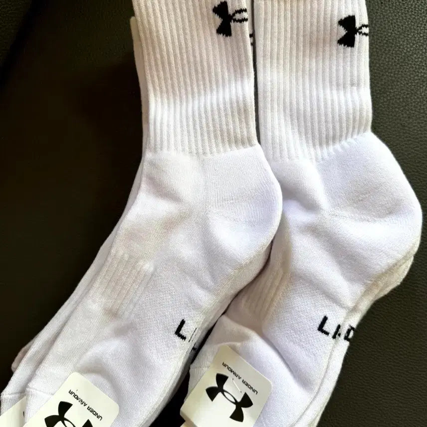 [BUNJANG] Under Armour White Socks 10-Pair Set (L) / 언더아머 흰색 양말 10켤레세트 새상품