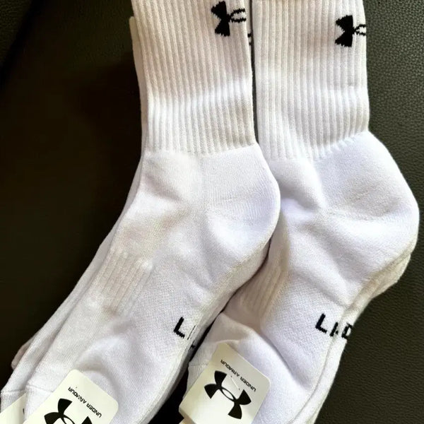 [BUNJANG] Under Armour White Socks 10-Pair Set (L) / 언더아머 흰색 양말 10켤레세트 새상품