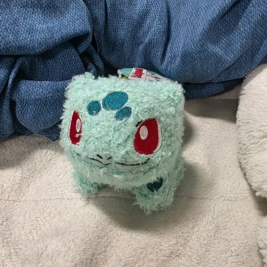 [BUNJANG] Pokemon Bulbasaur Plush Keychain / 포켓몬 모코모코 이상해씨 인형 키링