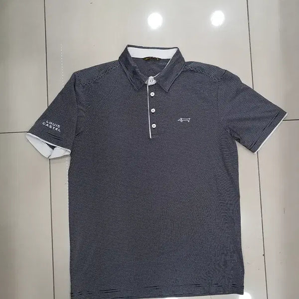 [BUNJANG] Louis Castel 95 Golf T-Shirt - Short Sleeve Polo (Used) / 루이까스텔 95 골프티 반팔카라티 중고 시원하고 신축성있어요