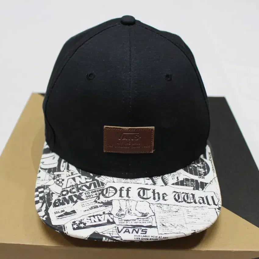 [BUNJANG] Vans Cotton Black Free Size Cap / 반스 프리사이즈 스냅백 모자 세탁완료/02