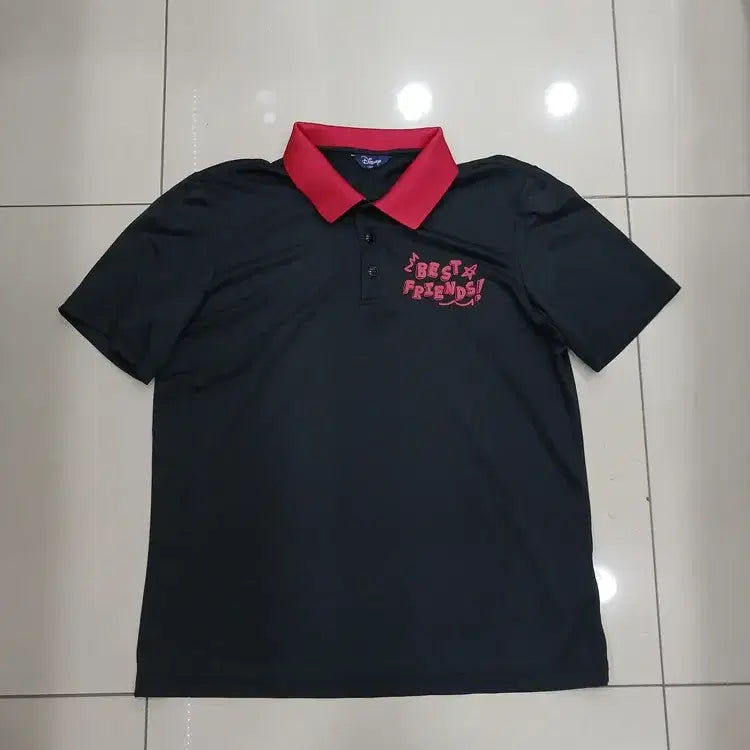 [BUNJANG] Disney 105 Size Golf Short Sleeve Polo Shirt / 디즈니 105사이즈 골프티 반팔카라티 중고 가슴55총69어깨43팔24