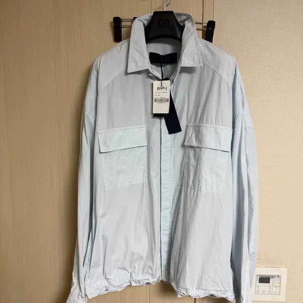 [BUNJANG] Juun.J 23FW String Shirt Sky Blue Size 50 / 준지 23fw 스트링 셔츠 스카이블루 50