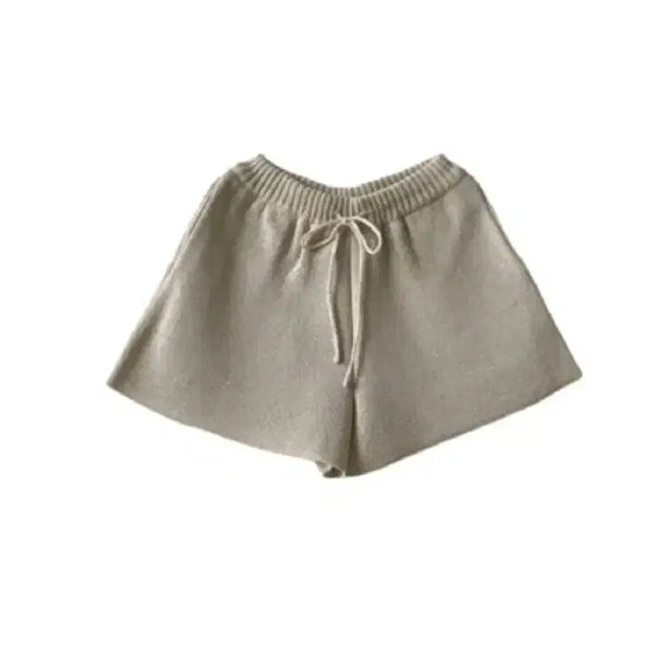 [BUNJANG] Brond Venti Knit Shorts - Beige / 브론 드벤티 니트 반바지 - 베이지